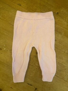 Hanna Andersson Pink Knit Baby Pants